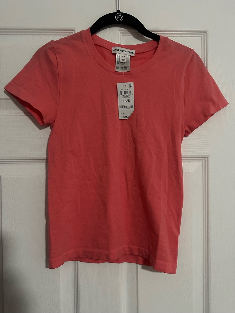 And Now This Women's Coral Crewneck Tee
